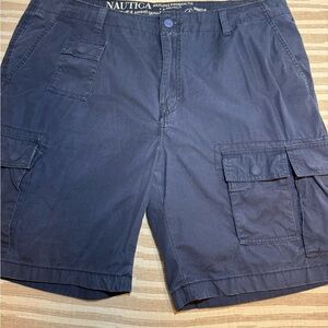 Nautica Men’s 100% Cotton Cargo Shorts. Modern Fit. Sz 38